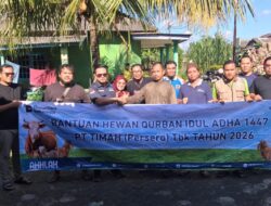 SMSI Babel Sembelih Hewan Kurban Bantuan PT Timah, Perkuat Kebersamaan Anggota