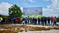 PT TIMAH Tanam 500 Pohon di Sempadan Sungai Romodong, Dorong Pemulihan Lingkungan di Belinyu