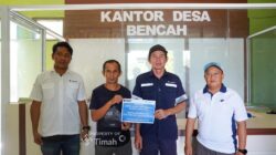 PT TIMAH Bantu Bangun Pos Kamling di Desa Bencah, Perkuat Keamanan Lingkungan Warga