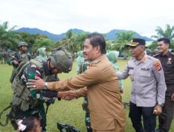 Syukri A Jalil Yakin 450 Prajurit Yonif 117/KY Siap Jaga Batas Negara