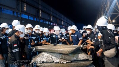 PT TIMAH Buka Ruang Belajar bagi Mahasiswa, Ratusan Calon Insinyur Tambang Tinjau Langsung Proses Pengolahan Timah
