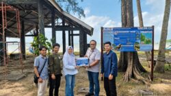 PT TIMAH Revitalisasi Display Perahu Kater di Geosite Burung Mandi, Dukung Revalidasi Belitong UNESCO Global Geopark