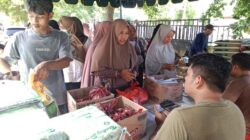 Gerakan Pangan Murah Diserbu Warga Simpang Tiga