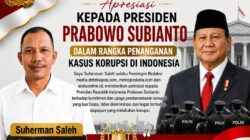 Pimred Media Apresiasi Komitmen Presiden Prabowo dalam Pemberantasan Korupsi   