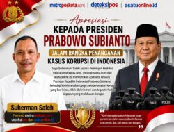 Pimred Media Apresiasi Komitmen Presiden Prabowo dalam Pemberantasan Korupsi   