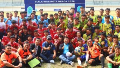Buka Piala Soeratin U-13 & U-15, Supian Suri Harap Lahir Bintang Sepak Bola Masa Depan Depok
