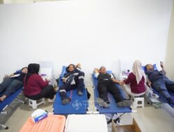 Donor Darah HUT ke-50 PT TIMAH di Bangka Tengah Kumpulkan 55 Kantong Darah