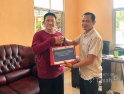 Tugu Mihrab Jadi Ikon Desa Cupat, PT TIMAH Dukung Pengembangan Sarana Publik