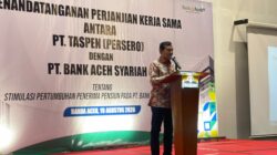 Wagub Aceh Minta TASPEN Salurkan Zakat Melalui Baitul Mal