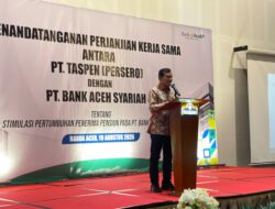 Wagub Aceh Minta TASPEN Salurkan Zakat Melalui Baitul Mal