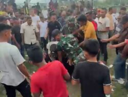 Ricuh Suporter di Aceh Utara, Wartawan Diduga Dipukul Oknum TNI
