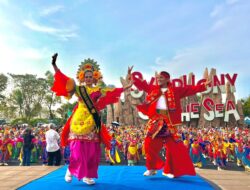 2.713 Penari dari 12 Negara Pecahkan Rekor MURI Lewat Tari Jali-Jali Betawi di Ancol