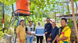 PT TIMAH Bantu Penuhi Kebutuhan Air Bersih Warga Desa Lalang Belitung Timur