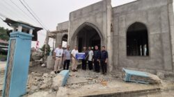 PT TIMAH Bantu Pembangunan Masjid Al Ikhlas di Belitung