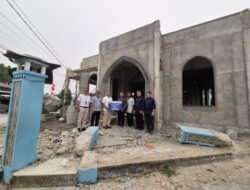 PT TIMAH Bantu Pembangunan Masjid Al Ikhlas di Belitung