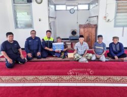 Puluhan Tahun Belum Direnovasi, Masjid Al Fatah di Belitung Timur Terima Bantuan PT TIMAH   