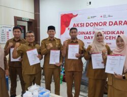 ASN Dinas Dayah Donorkan 35 Kantong Darah